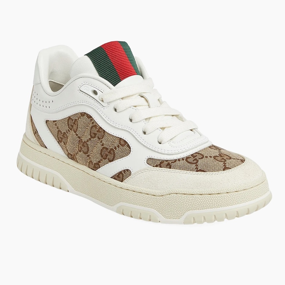 NWT GUCCI Women’s Re-Web Leather Sneakers 38.5